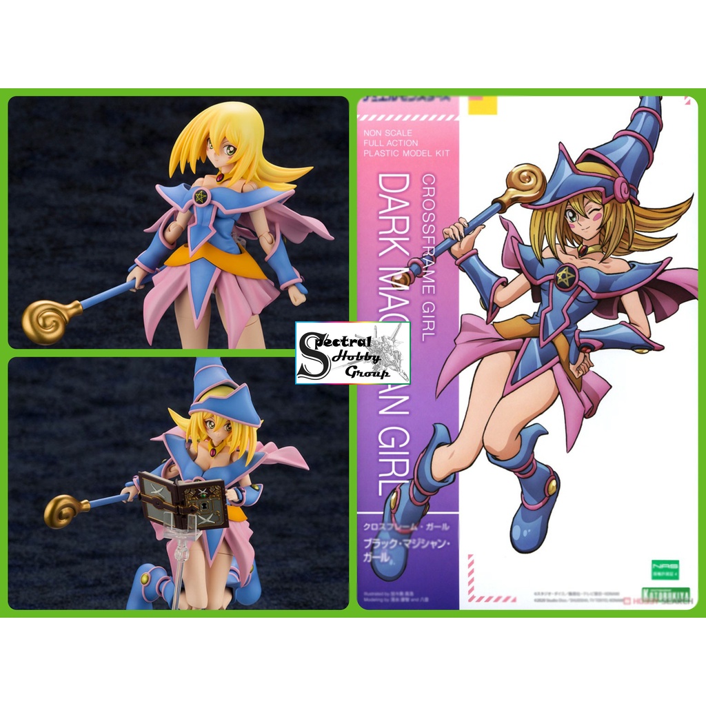 Mô hình lắp ráp Cross Frame Girl Dark Magician Girl Yu Gi Oh CFG Kotobukiya
