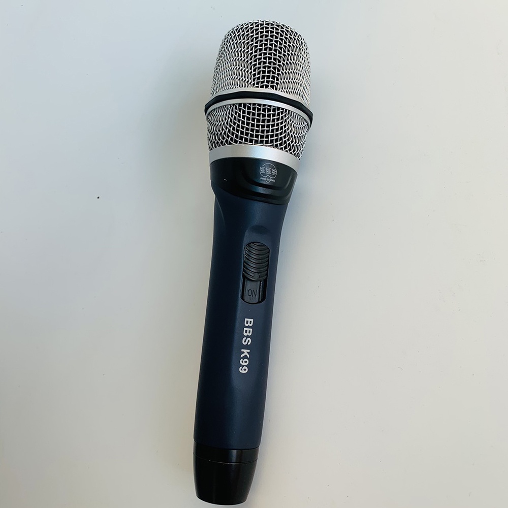 Micro có dây - Micro karaoke BBS K99 - Chống hú tốt - Hát nhẹ và êm - Hàng chính hãng - Bảo hành 12 tháng