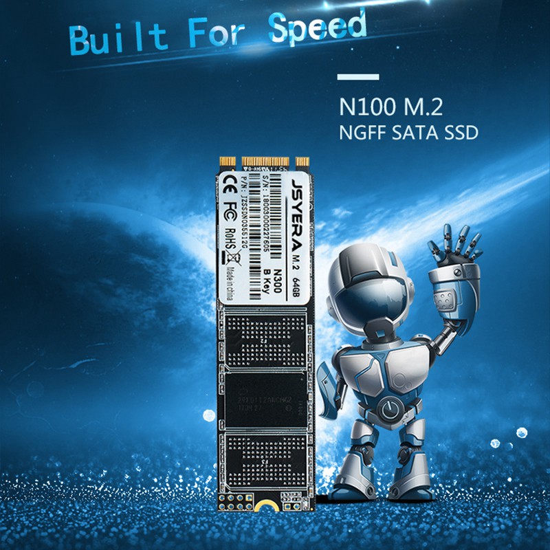 SATA CHANNEL Thiết Bị Lưu Trữ Ổ Cứng Ssd Jsyera 64gb Ngff M.2 Ssd 2280 M2 B Cho Máy Tính / Laptop | BigBuy360 - bigbuy360.vn