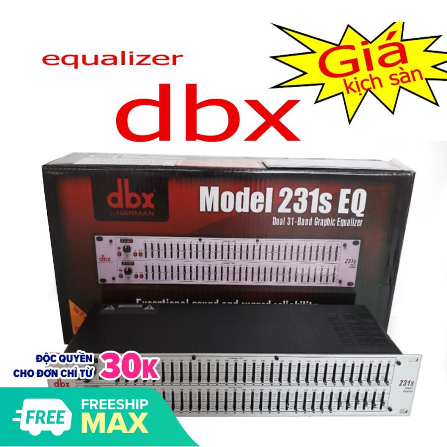 lọc xì equalizer cao cấp DBX 231S - TẶNG 2 dâyCANON