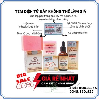 combo 1 chai serum 1 bộ kem collagen plus vit e 701 chính hãng