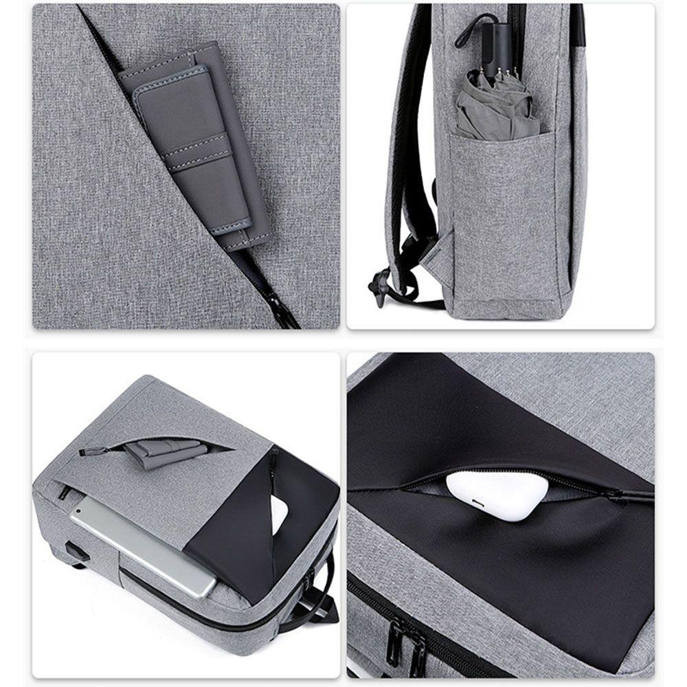 Balo Unisex Cỡ Lớn Có Cổng Sạc USB Tiện Dụng