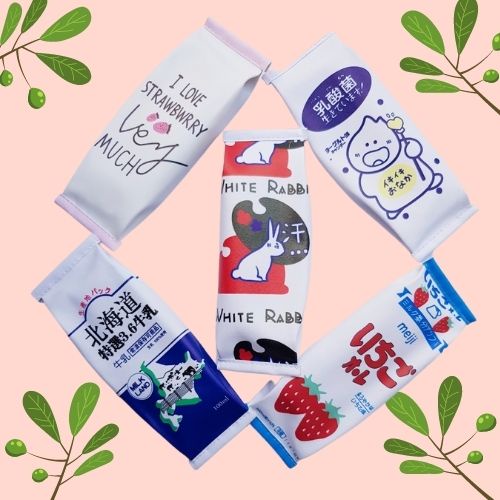 Bóp viết Chimi HT042 kiểu dáng sữa túi phong cách Nhật Bản nhiều mẫu