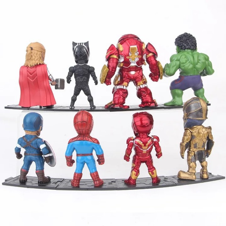 Bộ siêu anh hùng 8 nhân vật , vật liệu an toàn , thiết kế siêu chuẩn , bảo hành chính hãng