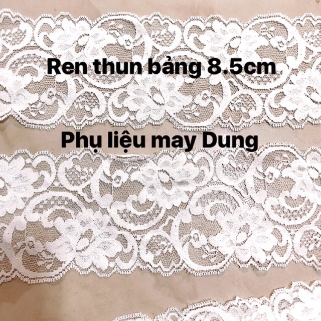 Ren thun hoa văn kiểu bảng 8.5cm