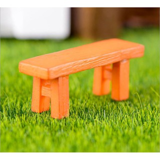 Ghế trang trí công viên mô hình mẫu màu cam