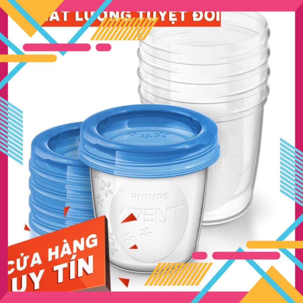 Chính hãng Cốc trữ sữa Philips Avent bằng nhựa 5ly/10ly giá rẻ