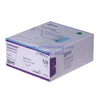 Chỉ CPT Caresorb Polyglactin 910 4/0 GT15A20