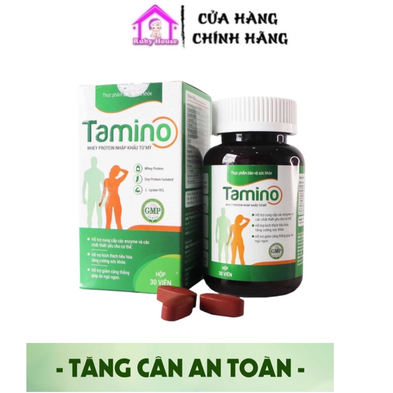 Tăng cân an toàn hiệu quả Tamino hộp 30 viên chính hãng