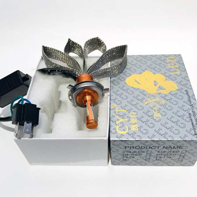 Đèn pha led CYT  siêu sáng đi đêm, Đèn led đuôi công tản nhiệt gắn phù hợp cho xe ga,xe số, Ô tô  - DLCYT