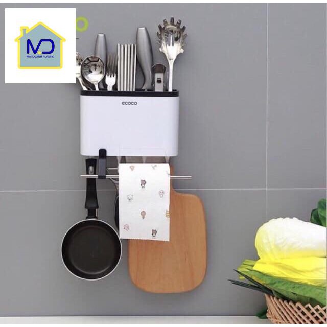 Hộp cắm đũa thìa, đồ dùng nhà bếp ECOCO 1801
