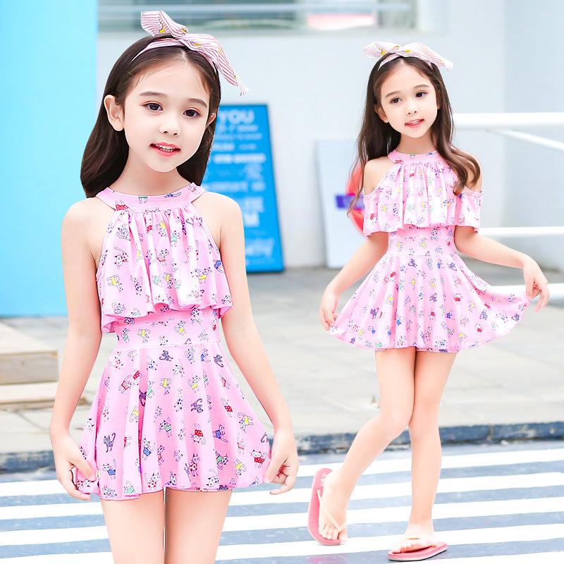 Đồ bơi cho bé gái Bộ đồ bơi một mảnh Áo tắm cho bé gái Công chúa Áo tắm