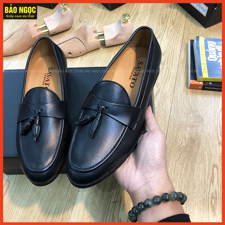 Giày Da Nam Băng Chuông Mờ - Da Bò Thật 100% - Bảo Hành Nổ Da 12 Tháng - Đế Cao Su Đúc - Mã K25