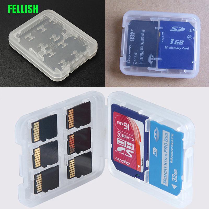 Hộp đựng thẻ nhớ Micro SD TF SDHC MSPD 8 ngăn