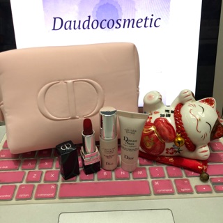 [ set mini ] Set Son mini Dior Rouge 999 + Serum Dior Capture Totale Super Potent + Kem dưỡng Dior Dream Skin