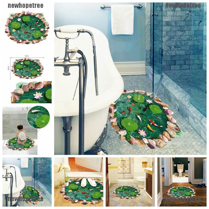 Decal Dán Tường Sàn Và Tường 3D Có Thể Tháo Rời