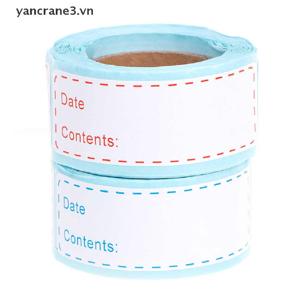 Nhãn dán đánh dấu ngày tháng cho hộp đựng thực phẩm trong tủ lạnh tiện dụng