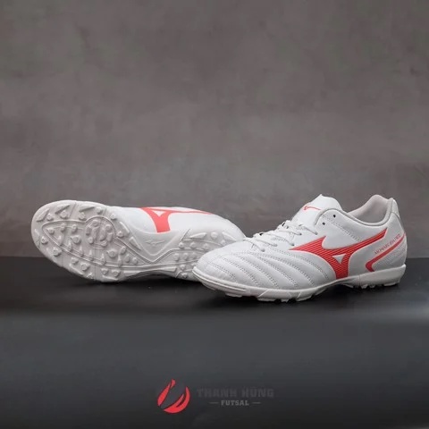 GIÀY ĐÁ BÓNG CHÍNH HÃNG MIZUNO MONARCIDA NEO II SELECT AS TF - P1GD222562 - TRẮNG/ĐỎ