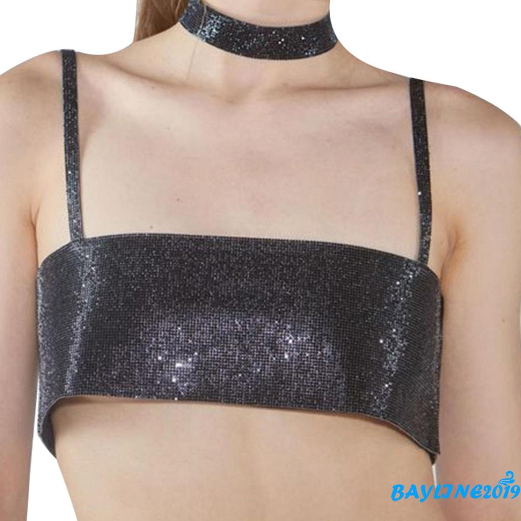 Áo Hai Dây Hở Lưng Màu Sắc Long Lanh Quyến Rũ Cho Nữ