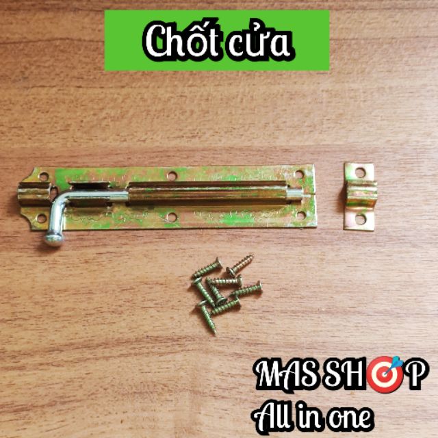 Chốt cửa / Chốt gài cửa / Chốt khoá cửa sắt xi cao cấp