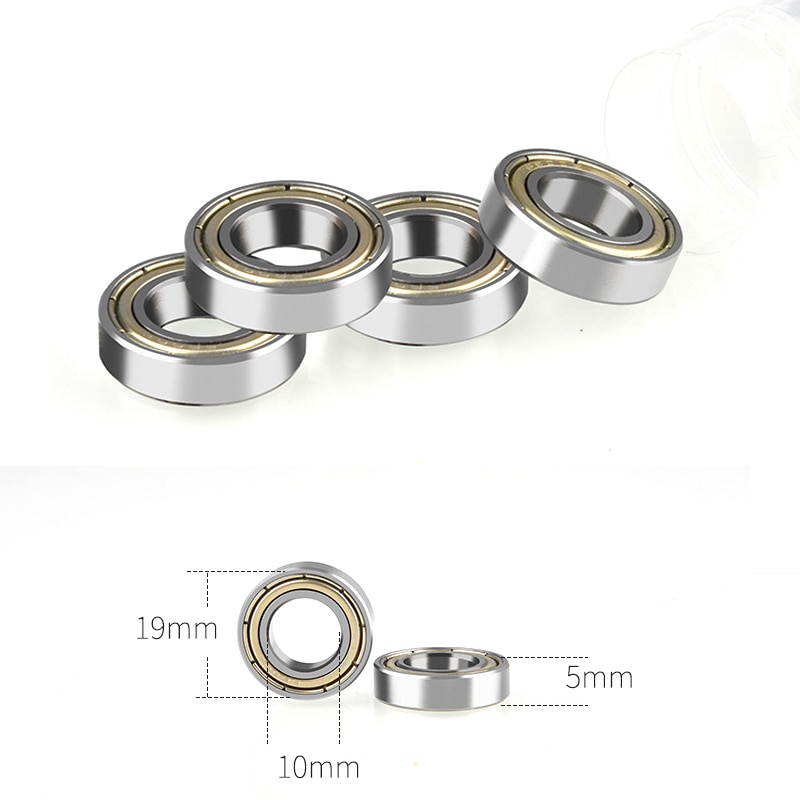 Set 4 Vòng Bi Thép 6800zz / 6800rs 5x19 X 10mm Chuyên Dụng