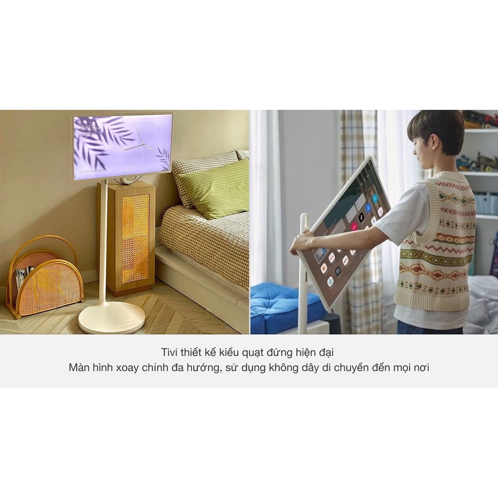 Tivi LG StanbyME 27inch 27ART10AKPL, Màn Hình 27inch, Xoay 180 Độ, Kết Nối Không Dây, Nội Địa Hàn, BH 12 Tháng