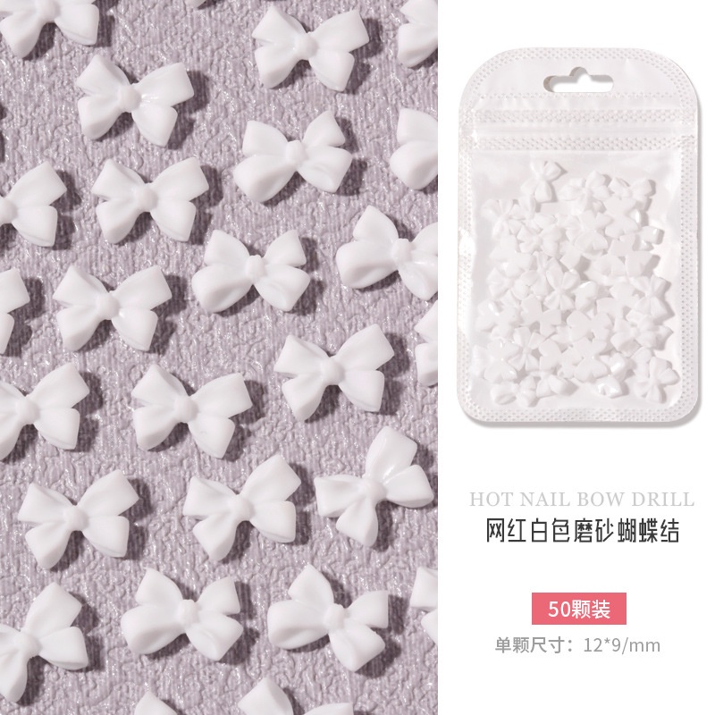 Set 50 nơ 3D UR SUGAR trang trí móng tay nghệ thuật