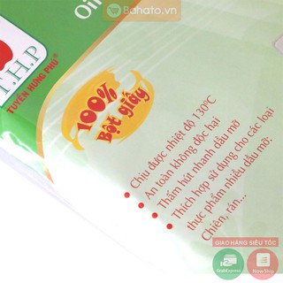 Giấy thấm dầu THP 24cm x 25cm (20 tờ)