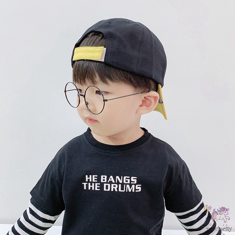 Mũ lưỡi trai in chữ thời trang dễ thương cho bé