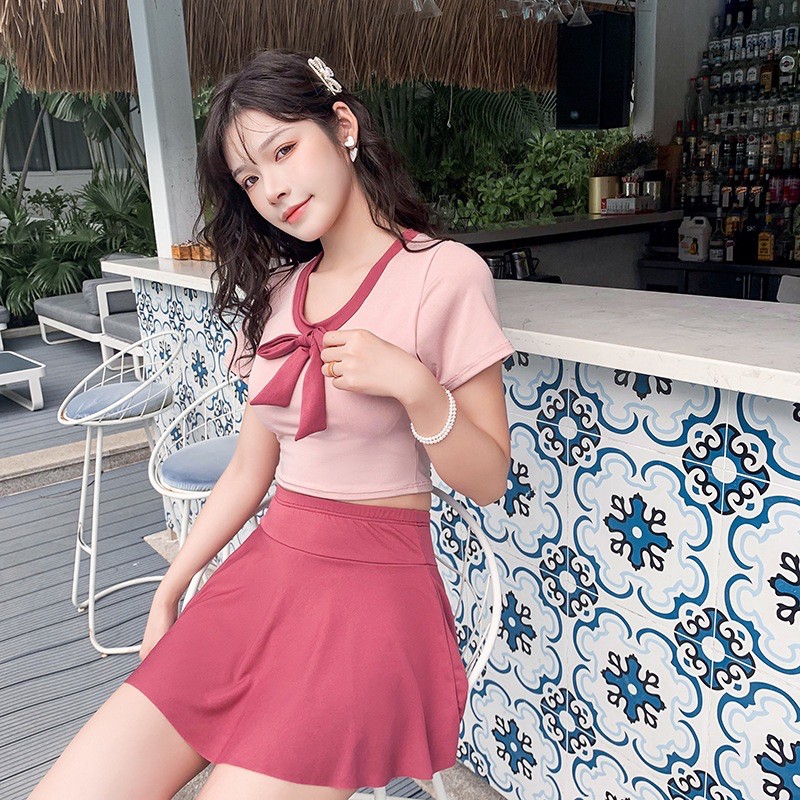 áo tắm đồ bơi ( có quần đùi trong váy)