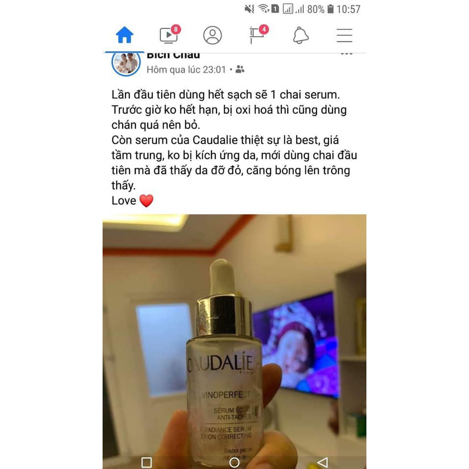 Set serum vinoperfect caudalie GIẢM THÂM NÁM + TRẮNG SÁNG DA