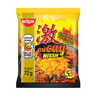 Mì xào gà cay Nissin Hàn Quốc gói