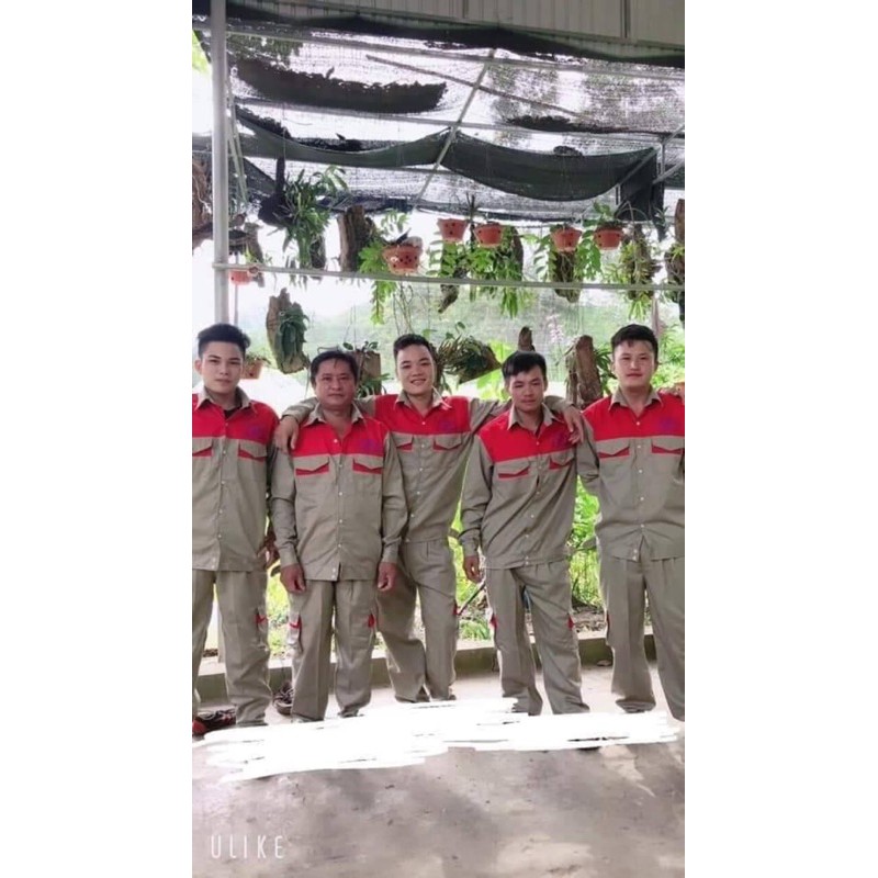 Bộ quần áo bảo hộ lao động hàng may kĩ HD12