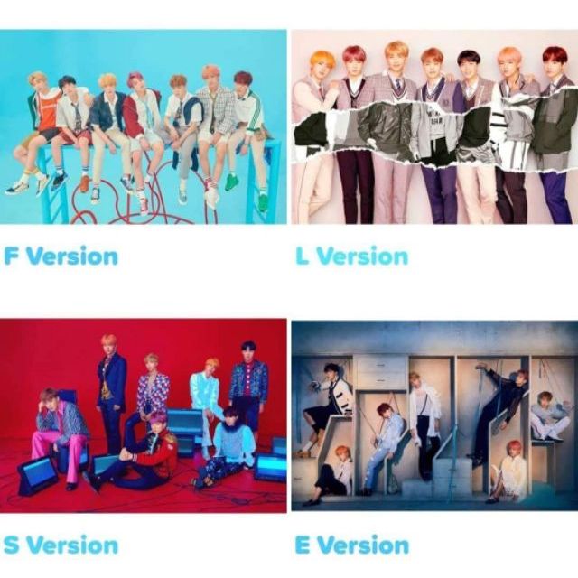 Poster ảnh treo tường BTS Map7, Persona, Love Yourself Answer, Tear, Her, Persona