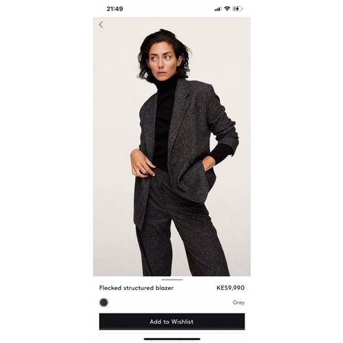 Áo blazer mango xuất xịn