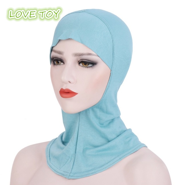 Nkodok Khăn Trùm Đầu Hijab Che Phủ Toàn Diện Màu Trơn Phong Cách Hồi Giáo