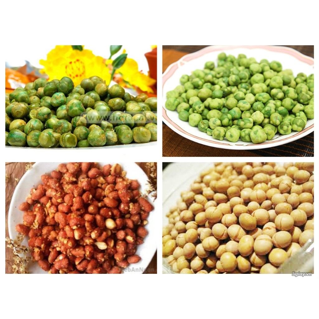 1KG ĐẬU HÀ LAN TỎI ỚT NT Foods NGON