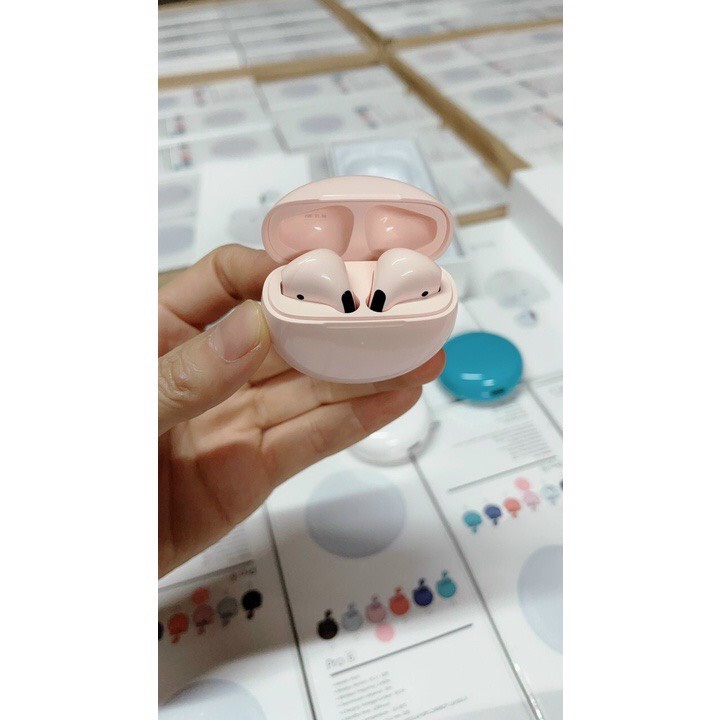 Tai Nghe Blutooth Không Dây Pro 6 TWS 5.0 - Cảm Biến,Định Vị, Đổi Tên - Nhiều Màu - Bảo Hành 12 Tháng