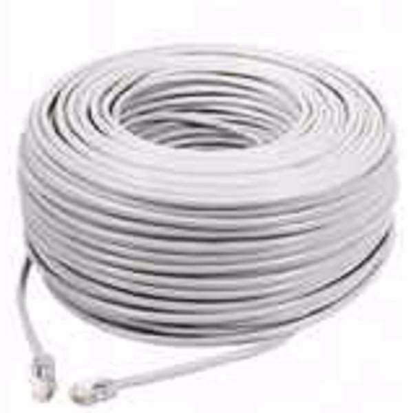Dây cáp mạng CAT6E UTP bấm sẵn 2 đầu 15 Mét (Màu Xanh Hoặc Trắng - Mới 100%)