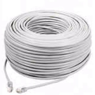 Dây cáp mạng CAT5E UTP bấm sẵn 2 đầu 20 Mét (Màu Xanh Hoặc Trắng - Mới 100%)