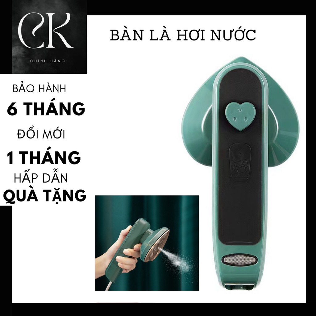 Bàn là hơi nước cầm tay Mini CK, bàn ủi hơi nước chính hãng cao cấp có thể ủi khô nhỏ gọn du lịch