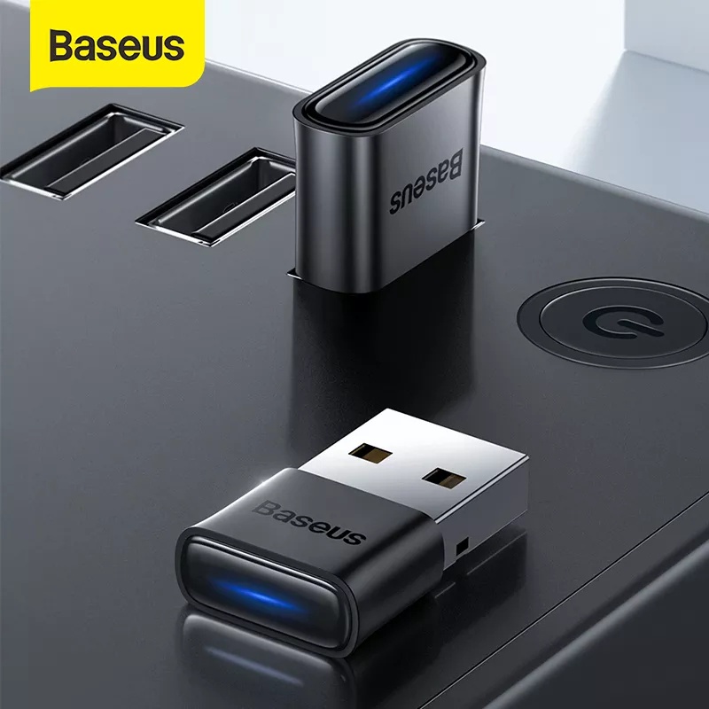 -hshop Đầu chuyển đổi USB Bluetooth 5.0 Baseus cho đầu thu âm thanh loa không dây máy tính / laptop -hshop365