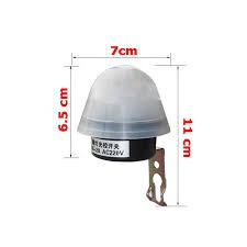 Công Tắc Cảm Biến Ánh Sáng Tự Động Bật Tắt Đèn Ngoài Trời AS-20 AS20 AC220V