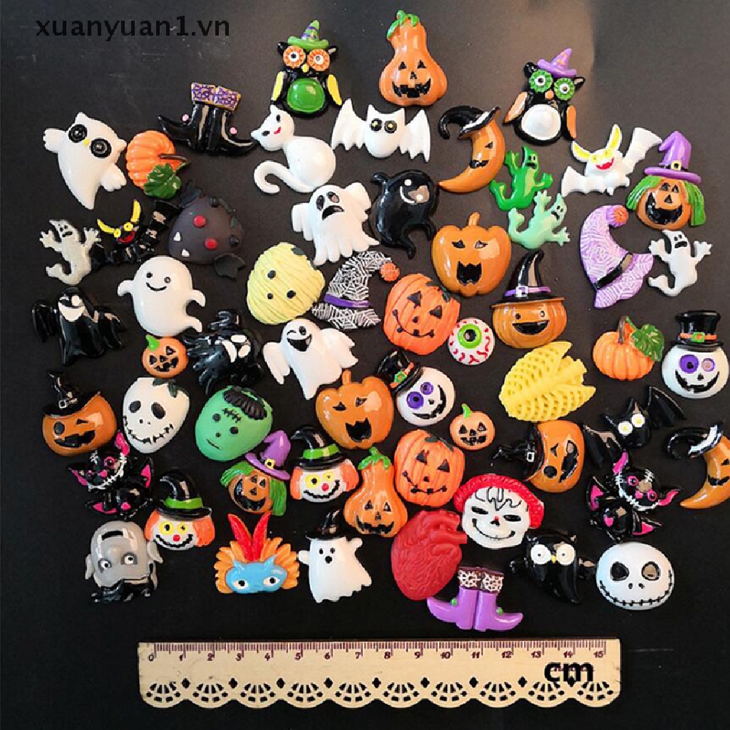 Set 30 Quả Bí Ngô Halloween Trang Trí Thủ Công