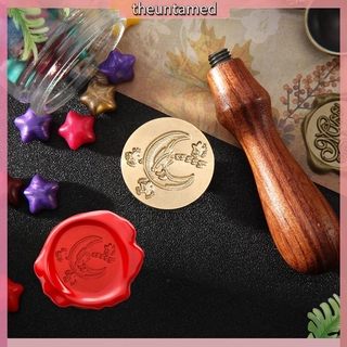 Retro Fire Painting Stamp Moon Star Patterns for Stamping Envelope Wedding