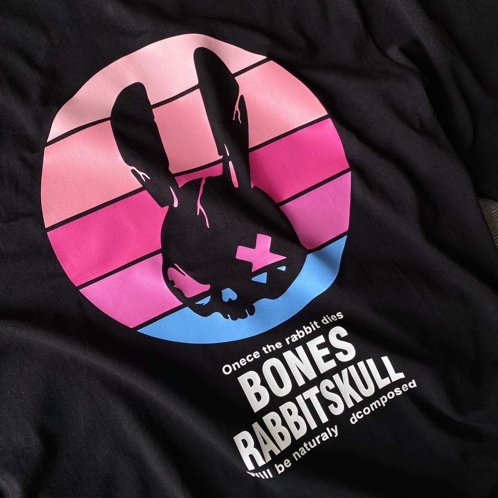 Áo thun tay lỡ RabbitSkull, áo thun cotton nam nữ unisex , MSW Town | BigBuy360 - bigbuy360.vn
