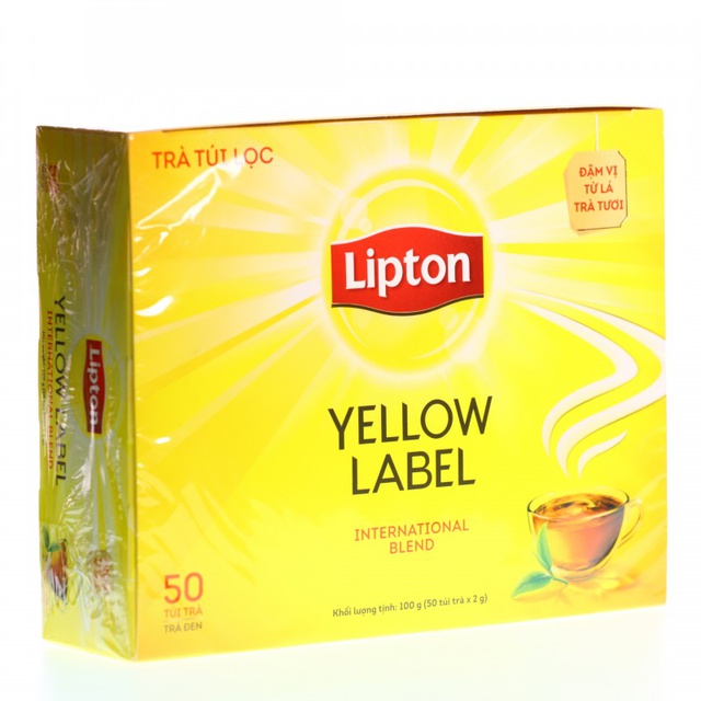 Hộp 25/50 Gói Lipton Trà Nhãn Vàng ,25/50 túi x 2g | BigBuy360 - bigbuy360.vn