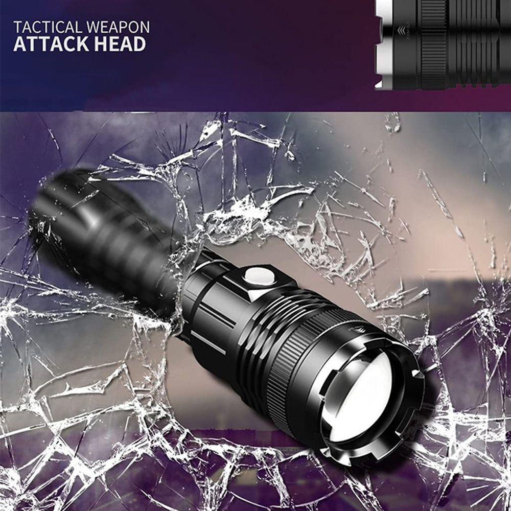 MYRONGVN Đèn Pin Cắm Trại Siêu Sáng, Màu Đen
