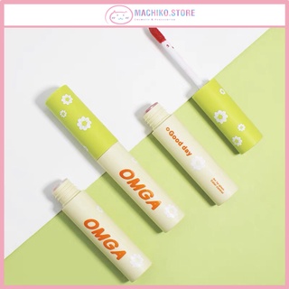 Son kem lì OMGA hoa xanh cực xinh cực bám màu siêu xinh siêu hot - SKOMG001