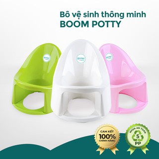 [+TẶNG QUÀ] Bô rửa thông minh đa năng Boom Potty cho bé 7 tháng(8,5kg),Bô tốt nhất thế giới và kèm quà tặng